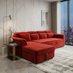 Premium L-Shape Sofa with Storage & Headrest – 3 Seater, 3+L & 2+L Options