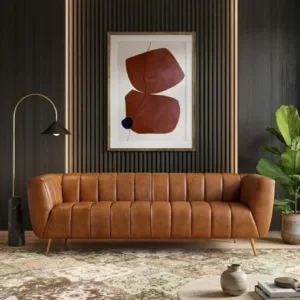 Modern Leather Finish Sofa Set – 2 Seater, 3 Seater, L Shape & Corner Options