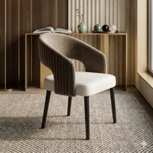 Modern Designer Dining Chair – Upholstered Luxury Seating