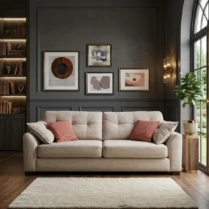 Modern Fabric Sofa Set – 1, 2, 3 Seater & L Shape Sofa Options