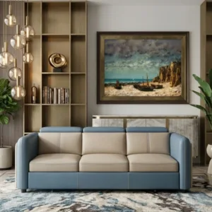 Ikiya Premium L Shape Sofa Set | Modern Fabric Sofa 2+L, 3+L, 2 Seater & 3 Seater for Living Room