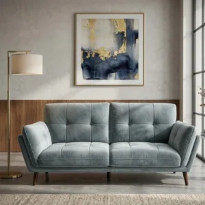 Kevel Sofa Set – 2 Seater, 3 Seater & 3+L Shape Modern Fabric Sofa for Living Room